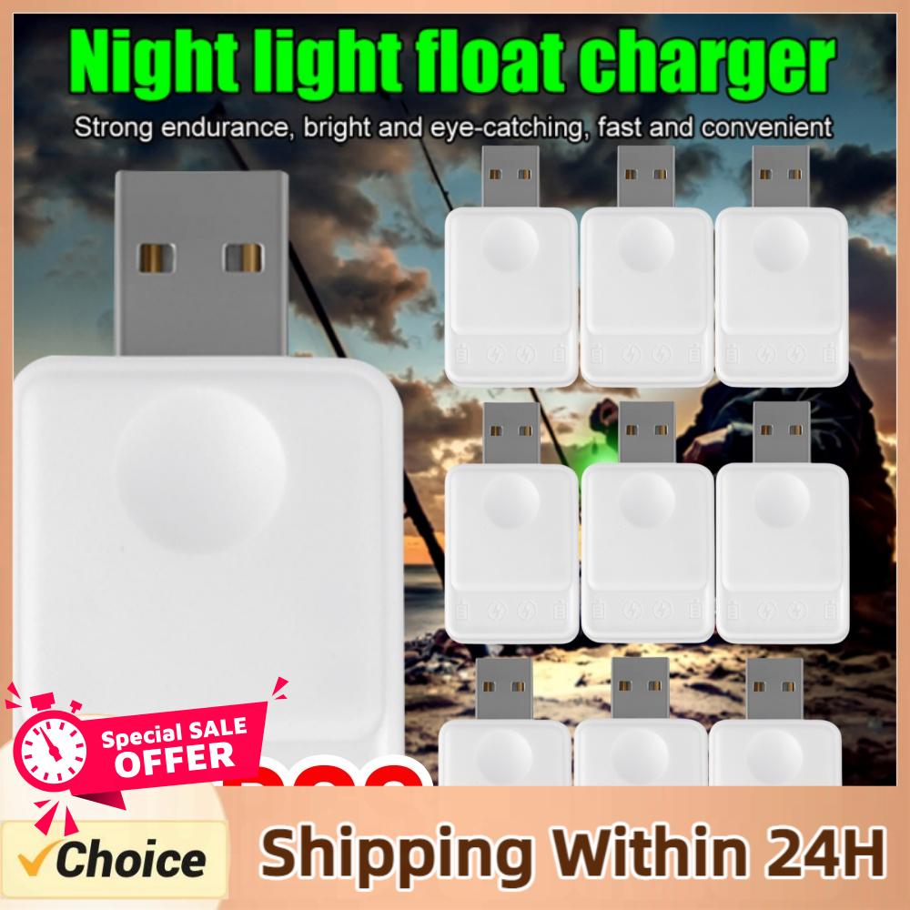 Fish Finder Charger - Leuchtender Angel-Float mit wiederaufladbarer CR425-Batterie und