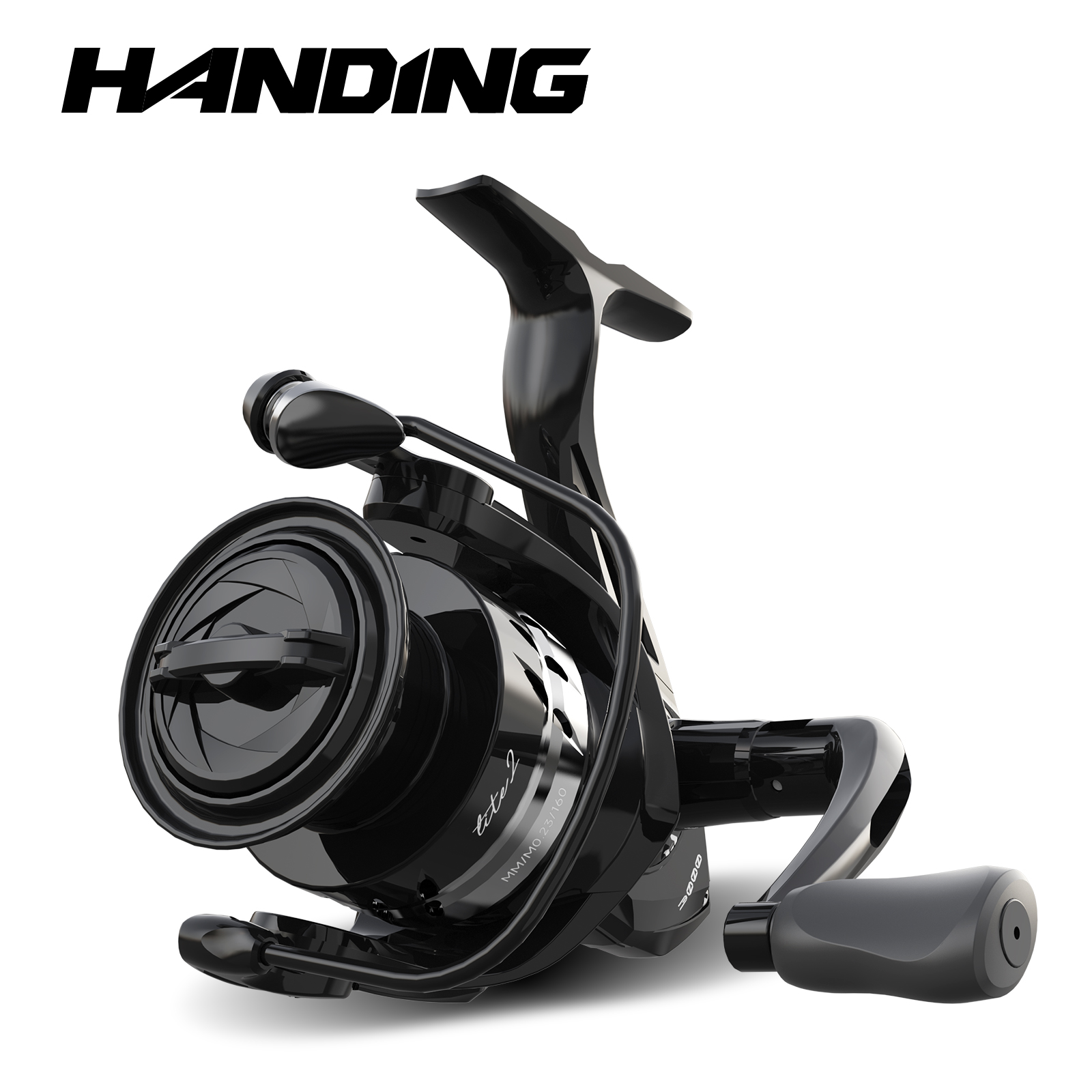 Abu Garcia Reel Max - HANDING Lite Spinnrolle 5,2:1 Übersetzungsverhältnis Schwarze