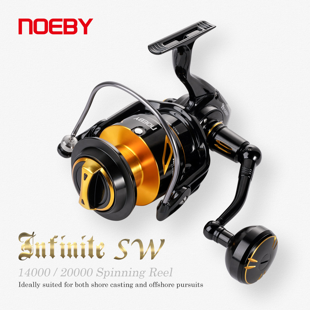 Daiwa Reel Bg - NOEBY Infinite Hochleistungs-Salzwasser-Spinnrolle 14000-20000 Edelstahlgetriebe Wasserdichte